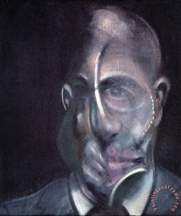 Portrait of Michel Leiris, 1976 painting - Francis Bacon Portrait of Michel Leiris, 1976 Art Print