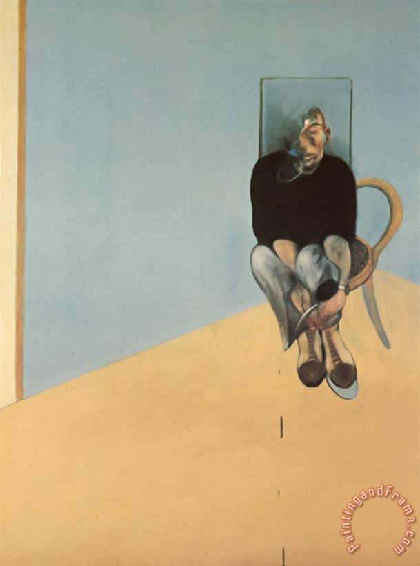 Francis Bacon Study for Self Portrait, 1984 Art Painting