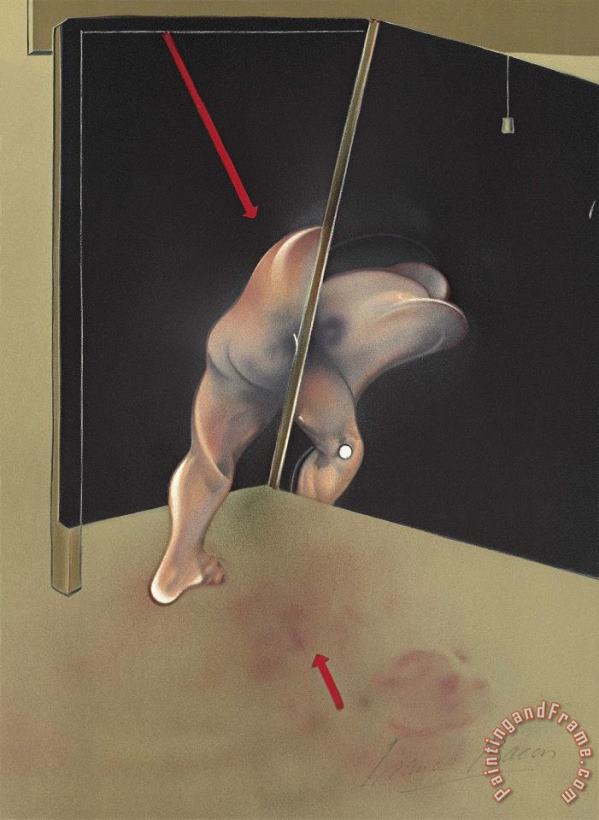 Study From The Human Body, 1981 painting - Francis Bacon Study From The Human Body, 1981 Art Print