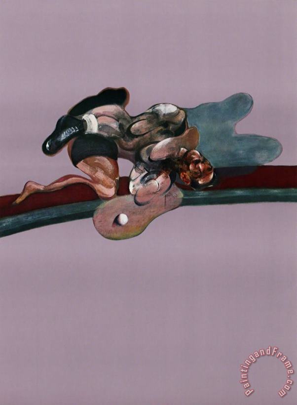Triptych in Memory of George Dyer, 1971 painting - Francis Bacon Triptych in Memory of George Dyer, 1971 Art Print