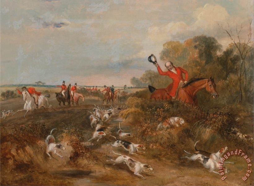 Francis Calcraft Turner Bachelor's Hall Capping on Hounds Art Painting