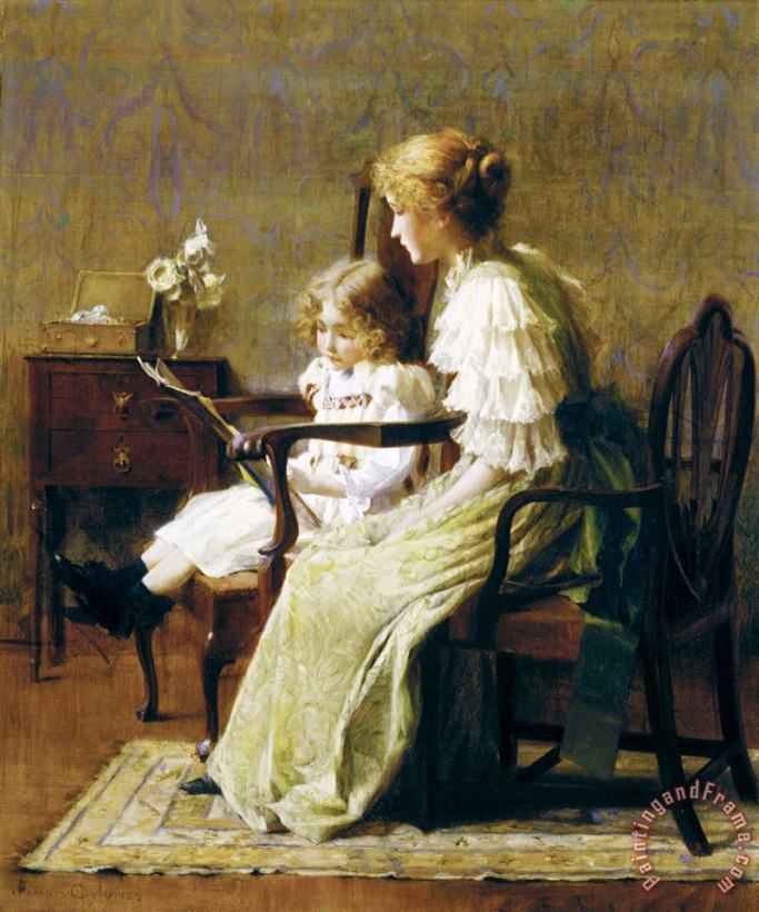 Francis Coates Jones Mother And Child Art Painting