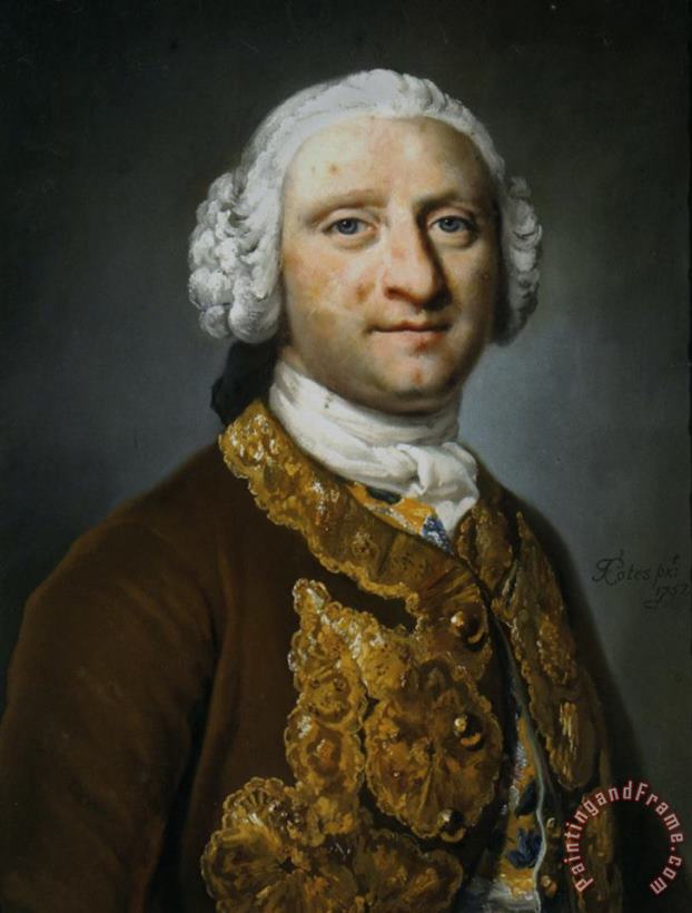 Francis Cotes Portrait of a Gentleman Art Painting
