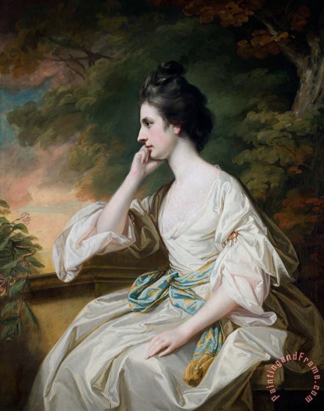 Francis Cotes Portrait Of Miss Anne Dutton Art Painting