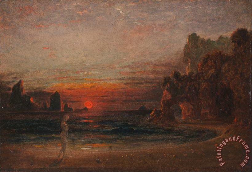 Francis Danby Study for 'calypso's Grotto' Art Painting