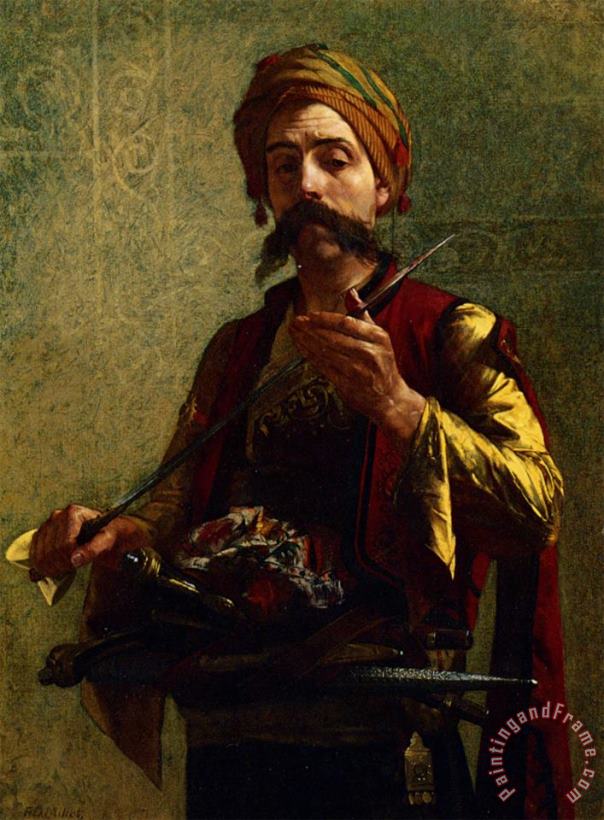 Francis Davis Millet The Turkish Soldier Art Painting