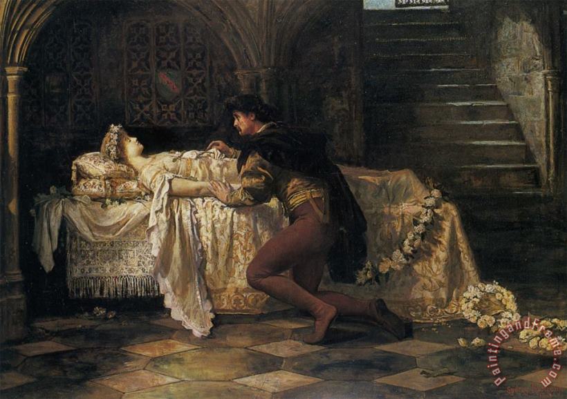 Romeo And Juliet painting - Francis Sidney Muschamp Romeo And Juliet Art Print