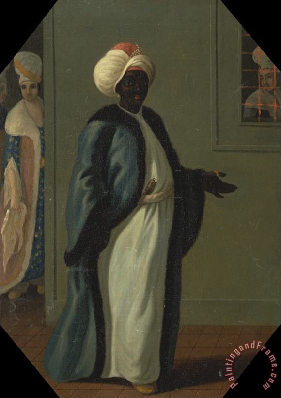 Kisler Aga, Chief of The Black Eunuchs And First Keeper of The Serraglio painting - Francis Smith Kisler Aga, Chief of The Black Eunuchs And First Keeper of The Serraglio Art Print