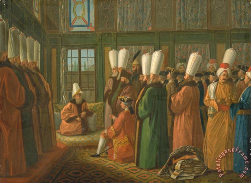 Francis Smith The Grand Vizier Giving Audience to The English Ambassador Art Painting