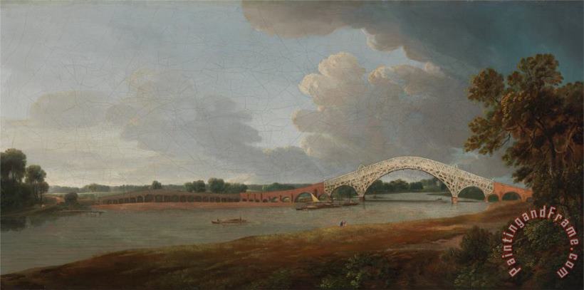 Francis Swaine Old Walton Bridge Art Print