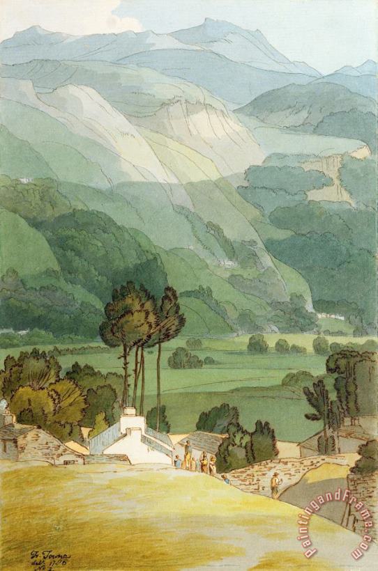 Ambleside painting - Francis Towne Ambleside Art Print