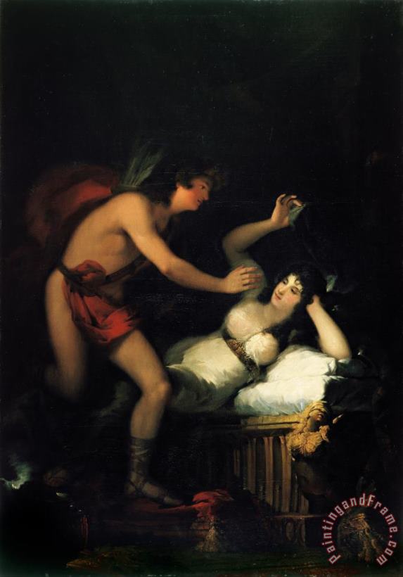 Francisco De Goya Allegory of Love, Cupid And Psyche Art Painting
