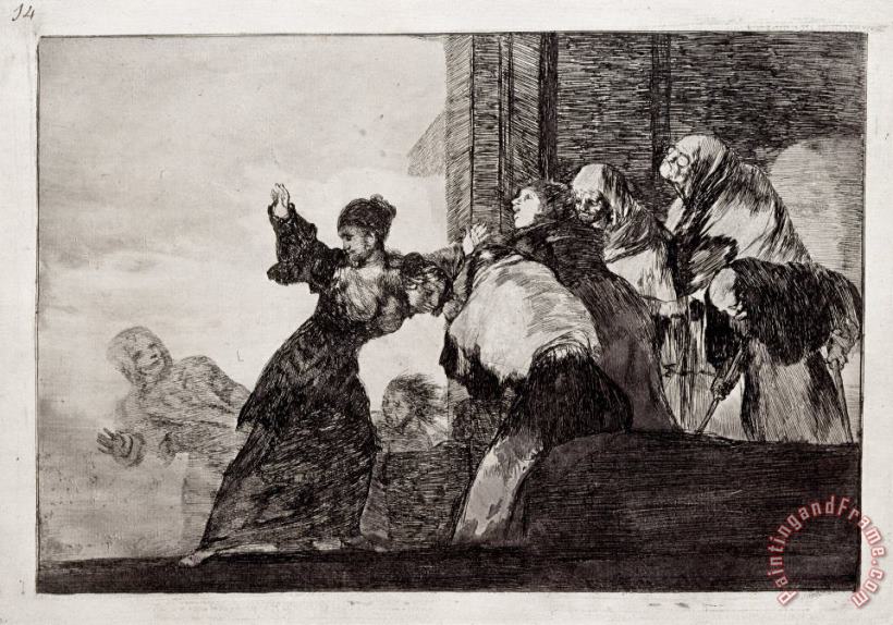 Francisco De Goya Poor Folly Art Print