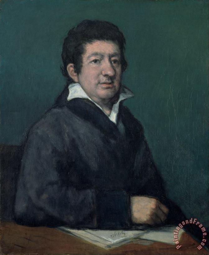 Francisco De Goya Portrait of The Poet Moratin Art Print