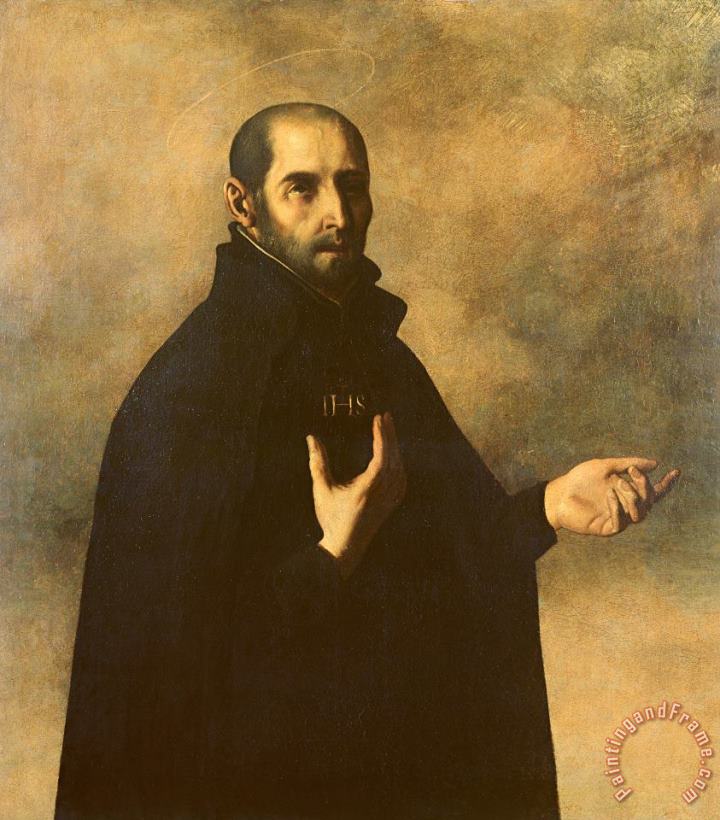 St.Ignatius Loyola painting - Francisco de Zurbaran St.Ignatius Loyola Art Print