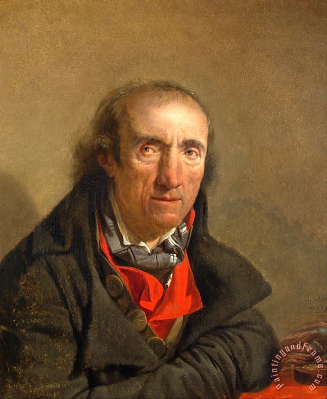 Portrait of a Revolutionary painting - Francois Sablet Portrait of a Revolutionary Art Print