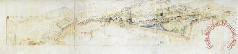 Frank Lloyd Wright Studio, Taliesin West, Scottsdale, Az Art Painting