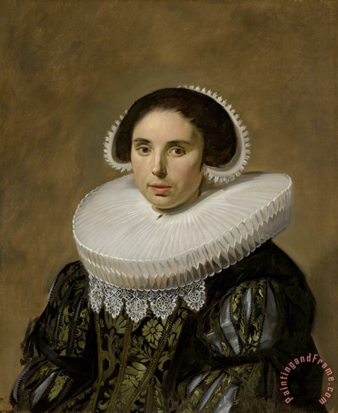 Frans Hals Portrait of a Woman Art Painting
