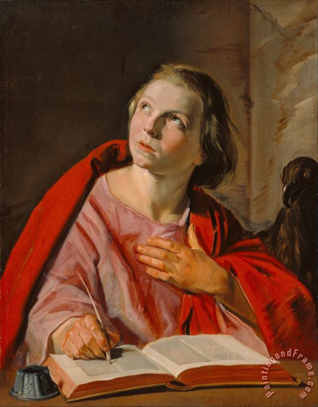 Saint John The Evangelist painting - Frans Hals Saint John The Evangelist Art Print