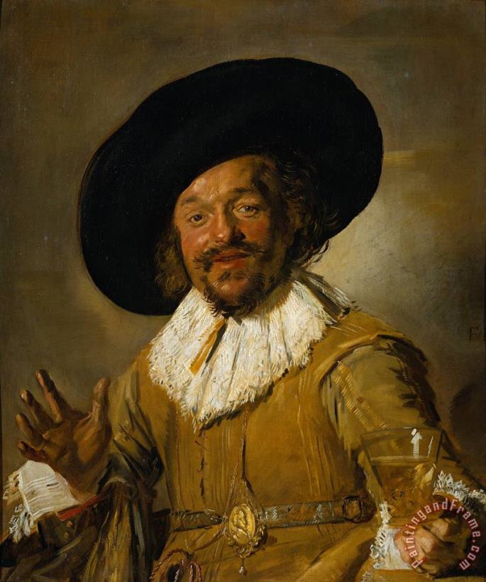 Frans Hals The Merry Drinker Art Print