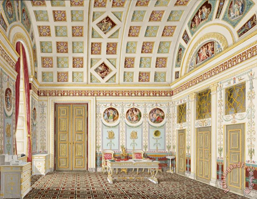 Franz Xaver Nachtmann The Dressing Room of King Ludwig I at The Munich Residence Palace Art Print