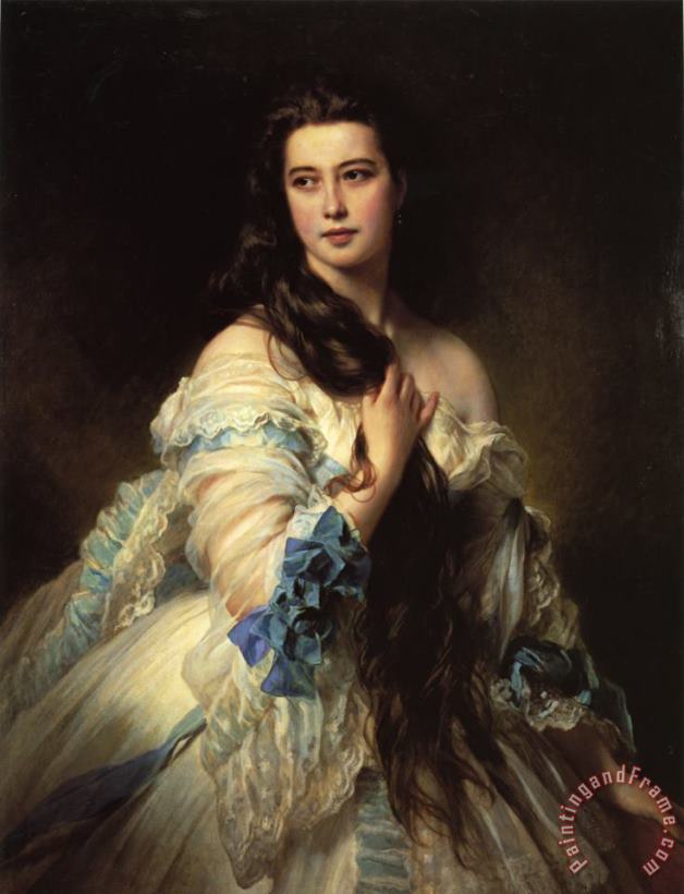 Madame Barbe De Rimsky Korsakov painting - Franz Xavier Winterhalter Madame Barbe De Rimsky Korsakov Art Print