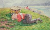 A Golden Dream Prints - The Drummer Boy's Dream by Frederic James Shields