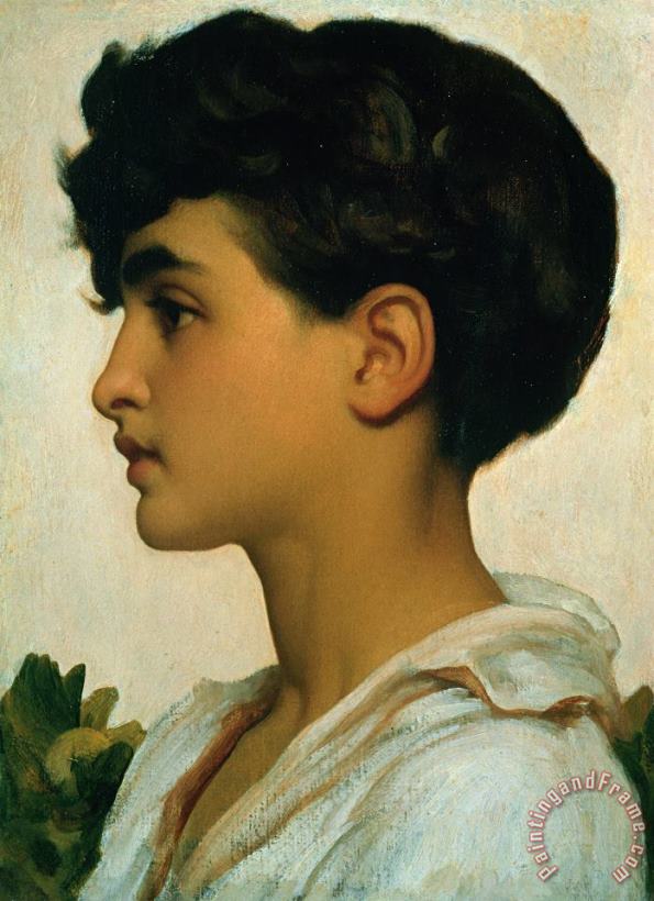 Paolo painting - Frederic Leighton Paolo Art Print