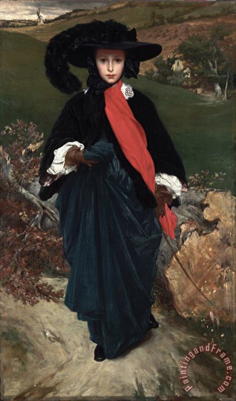 Frederic Leighton Portrait of May Sartoris Art Painting