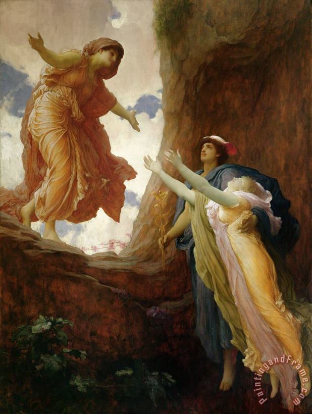 The Return of Persephone painting - Frederic Leighton The Return of Persephone Art Print