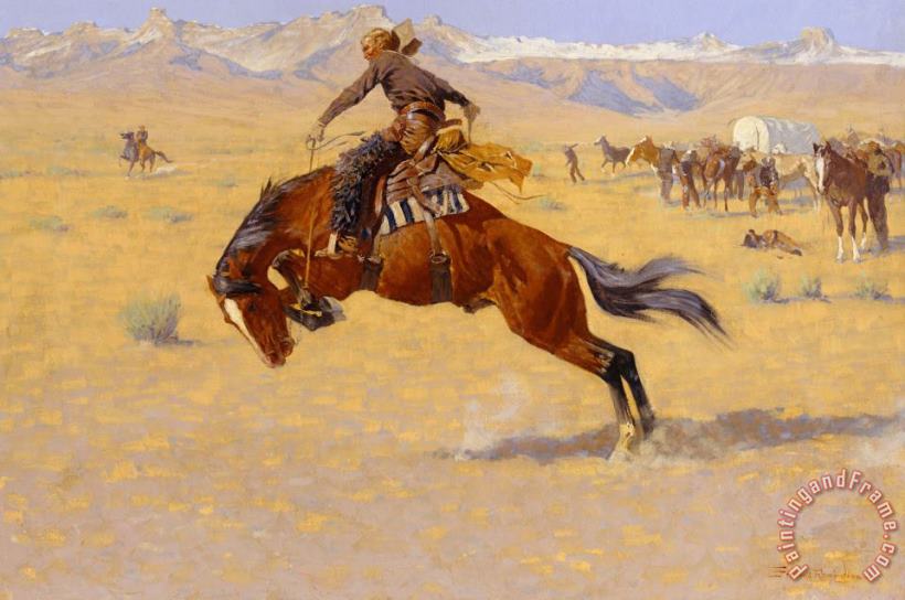 A Cold Morning On The Range painting - Frederic Remington A Cold Morning On The Range Art Print