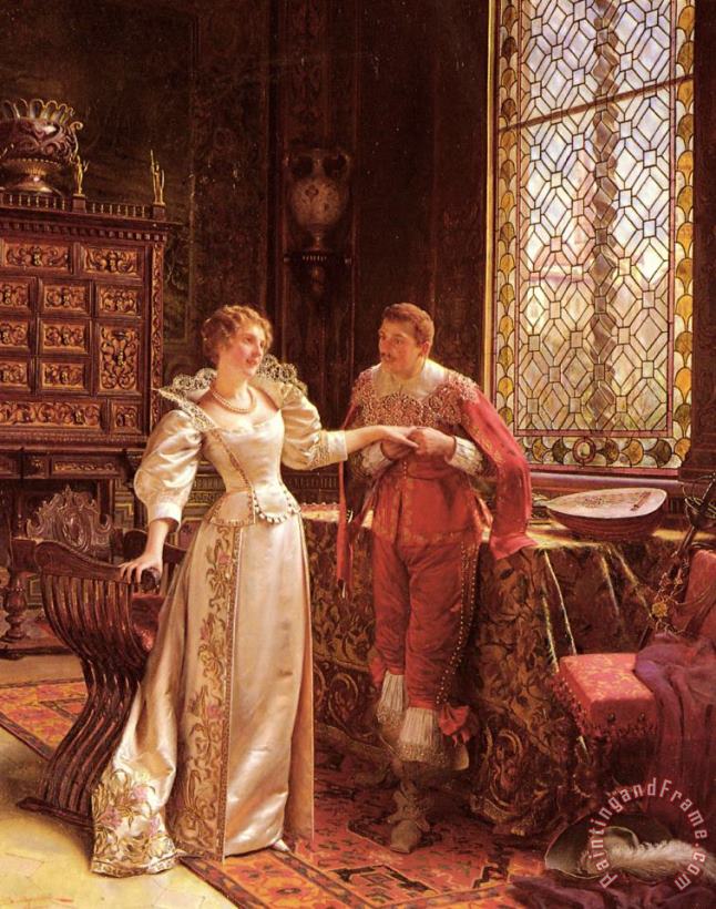 Frederic Soulacroix The Marriage Proposal Art Painting