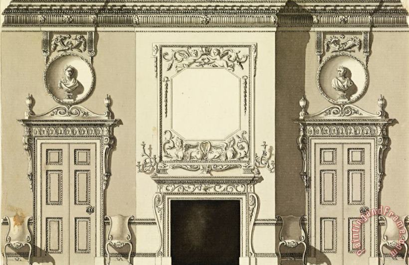 Frederick Crace Wall Elevation 3 Art Painting