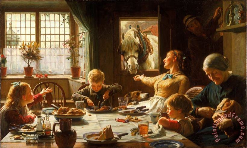 Frederick George Cotman One of The Family Art Print