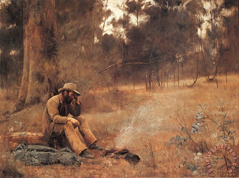 Down on His Luck painting - Frederick Mccubbin Down on His Luck Art Print