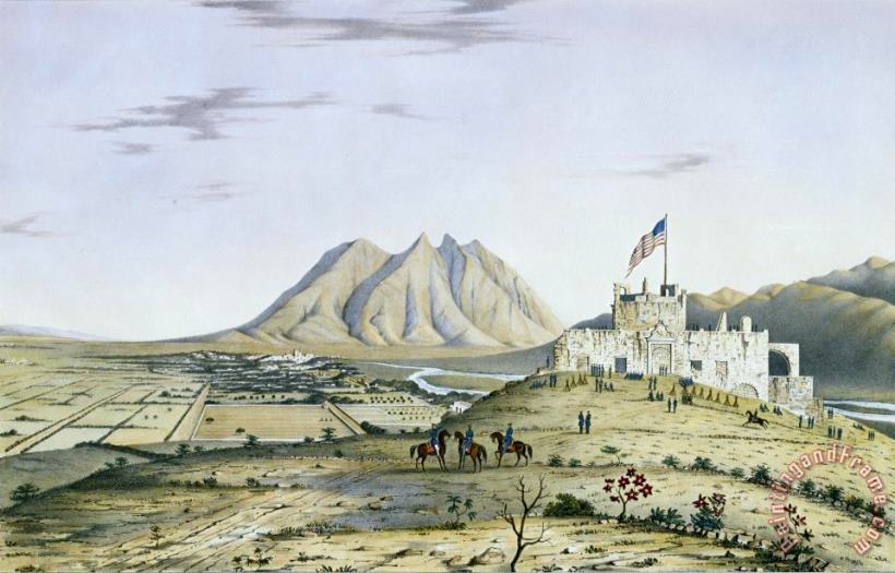 Frederick Swinton Monterey, From Independence Hill, in The Rear of The Bishop's Palace. As It Appeared on 23rd Septemb... Art Painting