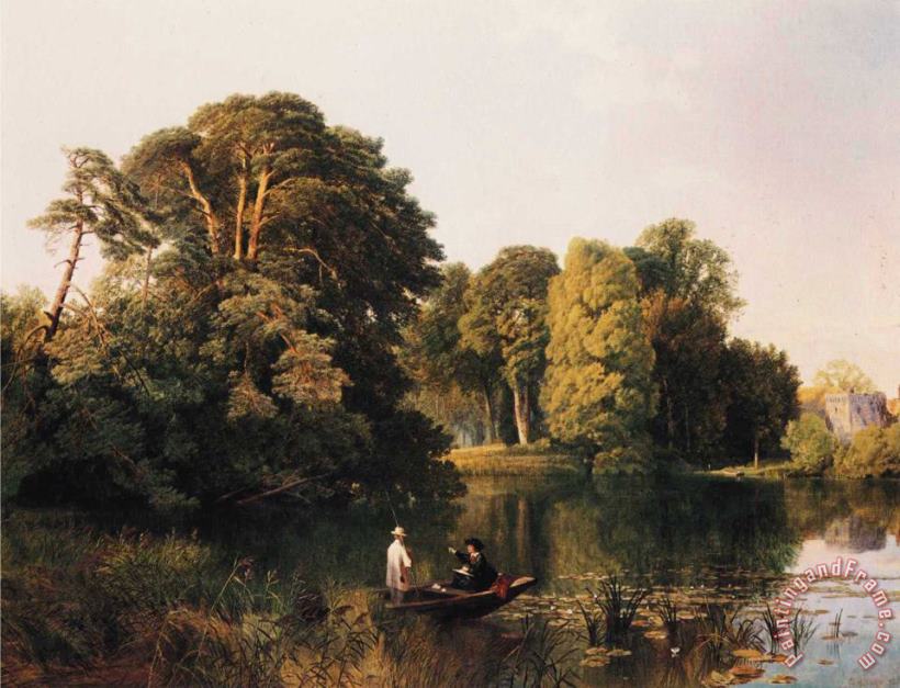 Frederick William Hulme A Quiet Retreat, Surrey Art Painting