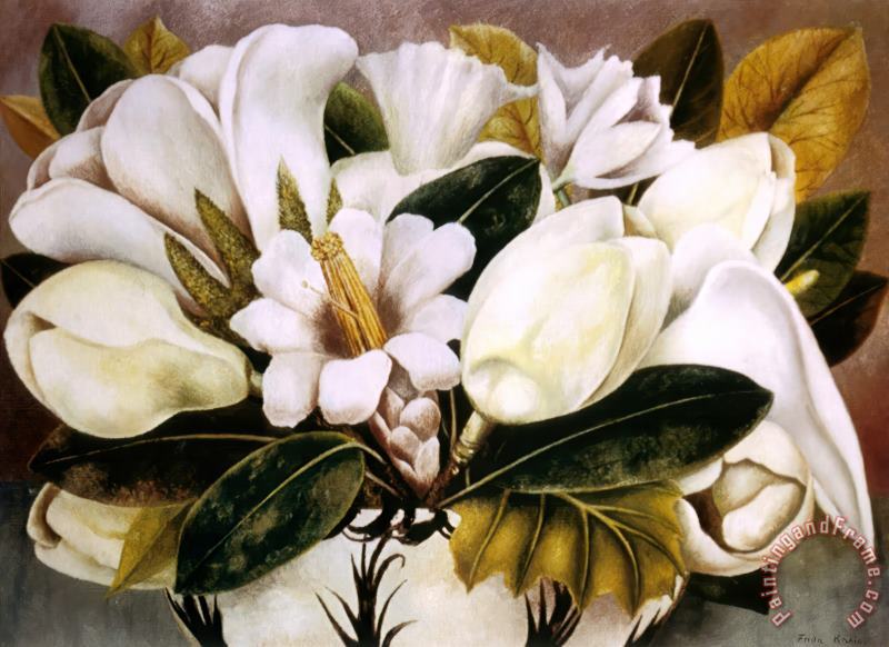 Frida Kahlo Magnolias 1945 Art Painting