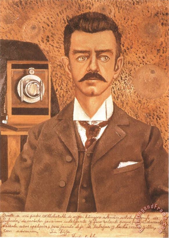 Portrait of My Father 1951 painting - Frida Kahlo Portrait of My Father 1951 Art Print