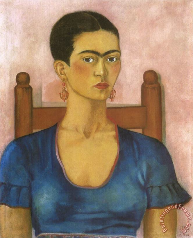 Self Portrait 1930 painting - Frida Kahlo Self Portrait 1930 Art Print