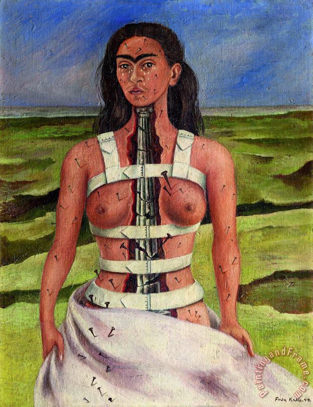 Frida Kahlo The Broken Column 1944 Art Print