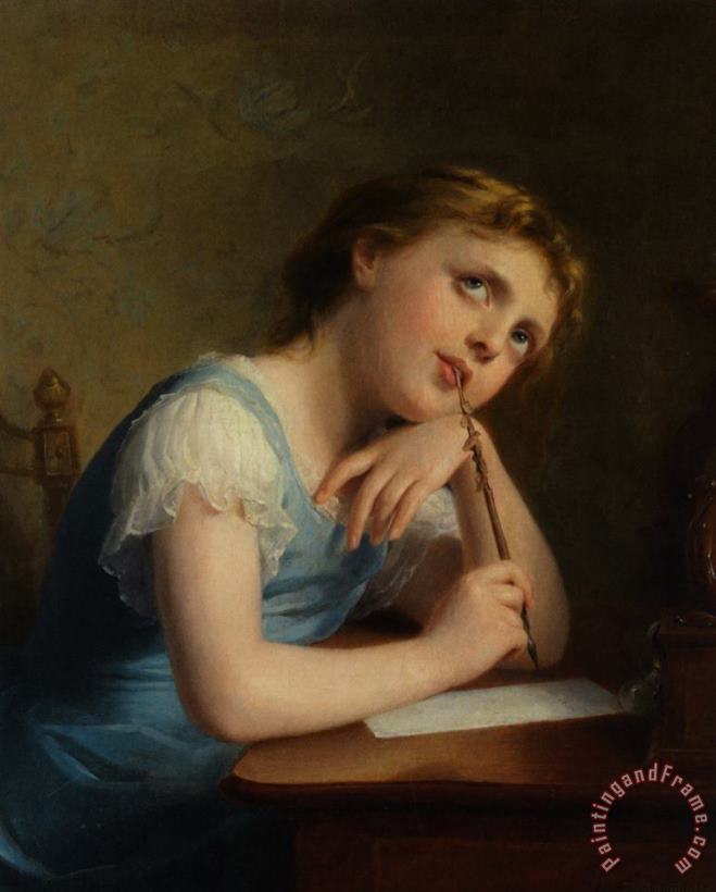 Fritz Zuber-Buhler Distant Thoughts Art Painting