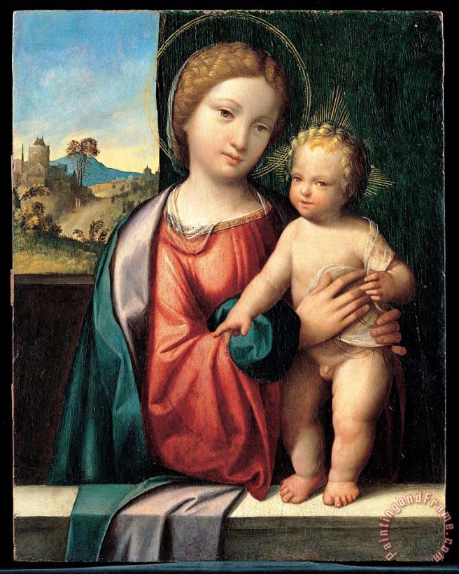 Madonna with The Child painting - Garofalo Madonna with The Child Art Print Madonna with The Child painting - Garofalo Madonna with The Child Art Print