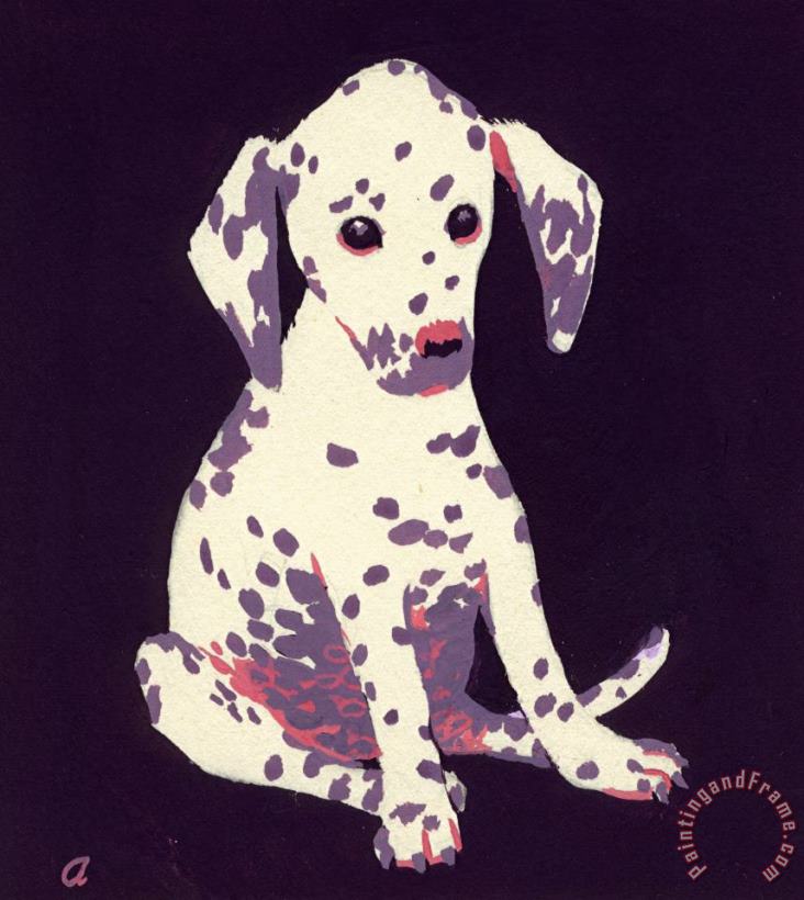 George Adamson Dalmatian Puppy Art Painting