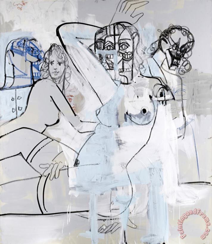 George Condo Female Composition, 2008 Art Painting