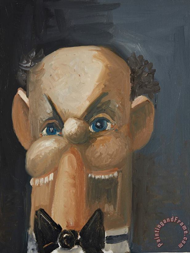 George Condo The Butler Art Painting