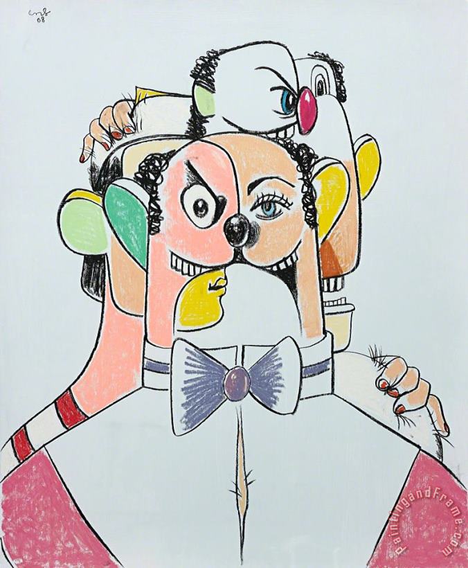 George Condo The Colorful Tailor, 2008 Art Print