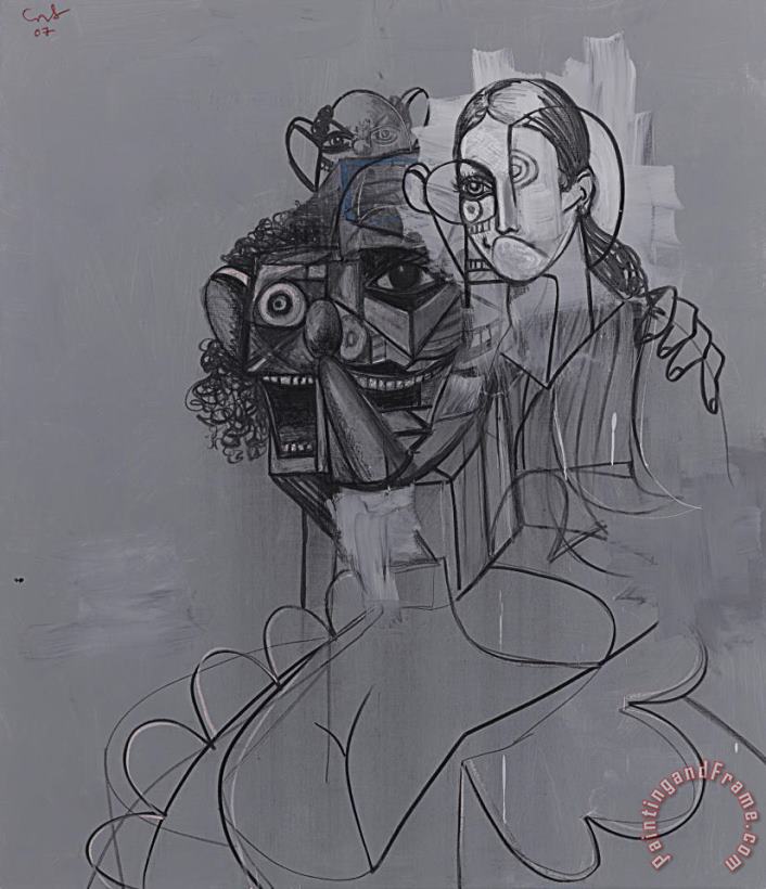 George Condo The Housekeeper's Diary, 2007 Art Painting