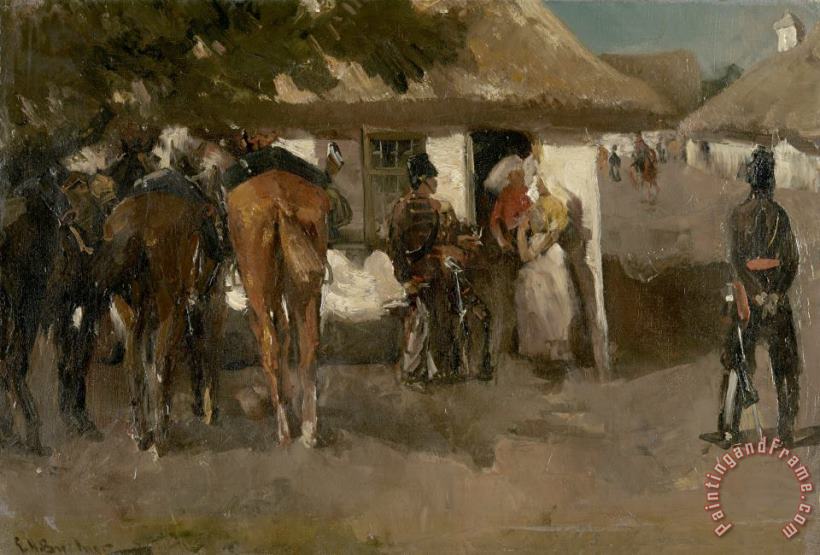 George Hendrik Breitner Billeting The Troops Art Painting