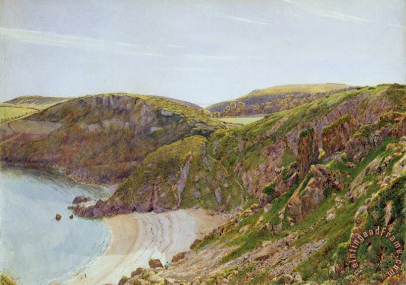 Anstey's Cove painting - George Price Boyce Anstey's Cove Art Print